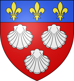 Blason ville fr Aurillac (Cantal)